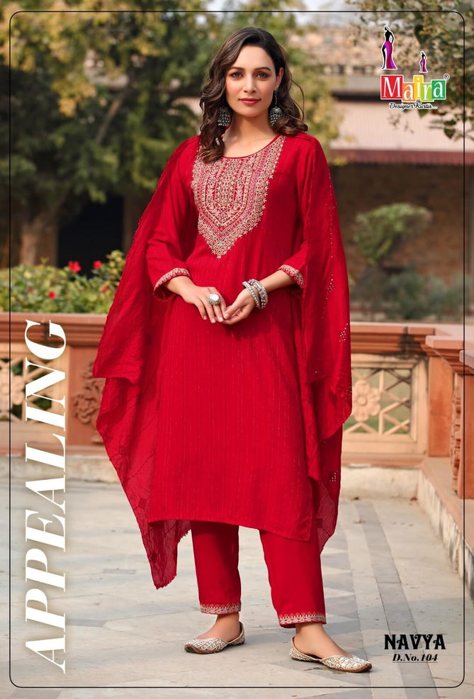 Maira Navya Vol 1 Fancy Party Wear Wholesale Readymade Suits